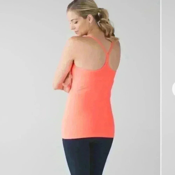 Lululemon Women's Coral Power Y Racerback Tank S/6 - Picture 1 of 13